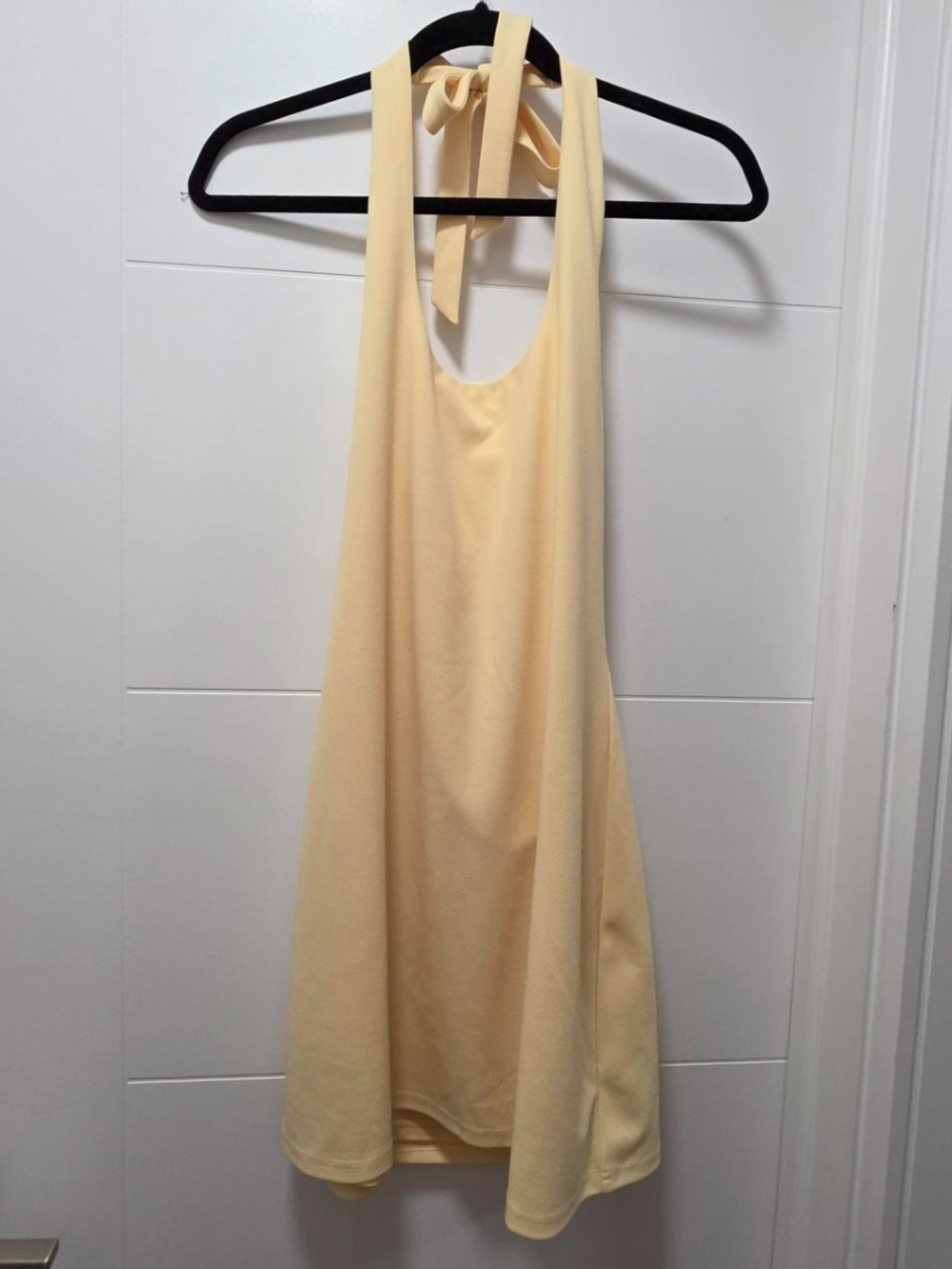 Oak + Fort Halter Mini Dress